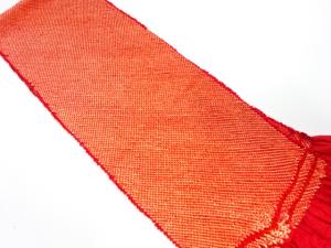 正絹　振袖用　絞り　帯揚げ